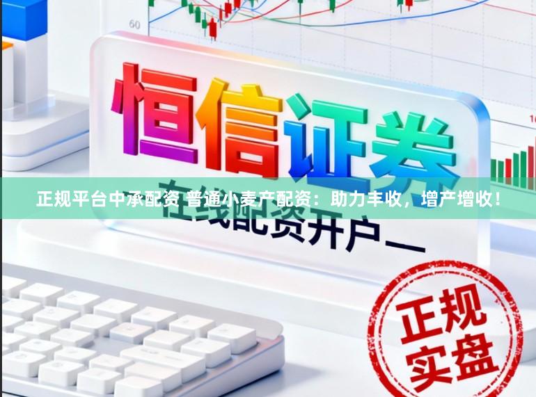 正规平台中承配资 普通小麦产配资：助力丰收，增产增收！
