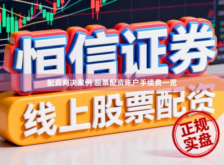 配资判决案例 股票配资账户手续费一览